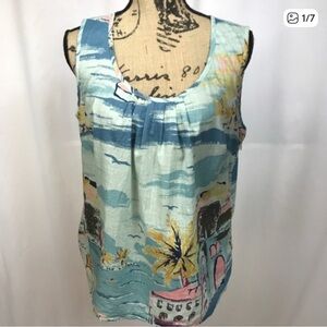 Boden Multicolor Scenic Tank Top